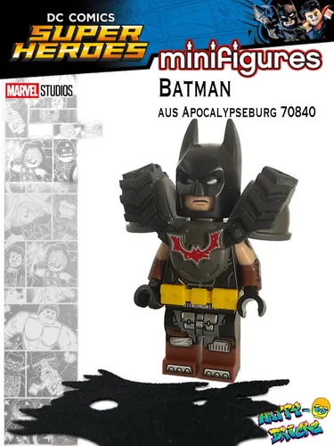 Lego Batman - Welcome to Apocalypseburg Set 70840 - Konstruktionsspielzeug mit 7 Teilen, ideal für Kinder ab 4 Jahren. Die detailreiche Batman-Minifigur bringt Abenteuer aus der Superhelden-Welt ins Kinderzimmer.
