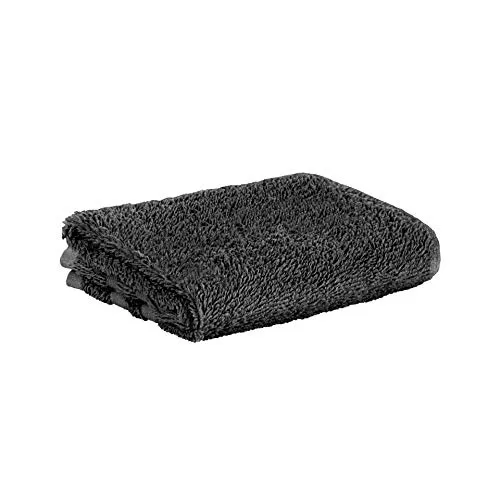 Premium Frottee Gästehandtuch 30x50 cm in schwarz von StickandShine in 500g/m² aus 100% Baumwolle