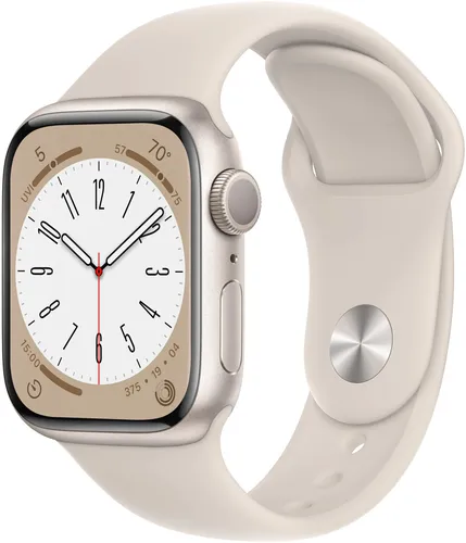 Apple Watch Series 8 GPS 41 mm Aluminiumgehäuse mit Polarstern Sport Band