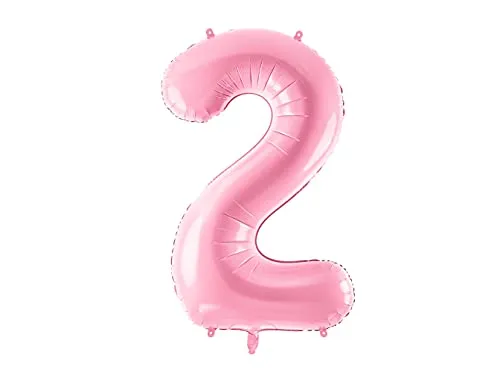 PartyDeco Folienballon Nummer