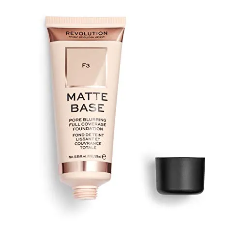 Revolution Matt Base Foundation 28 ml, F3