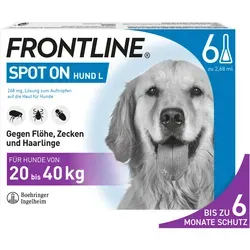 Frontline Spot on H 40 Lösung für Hunde von Merial