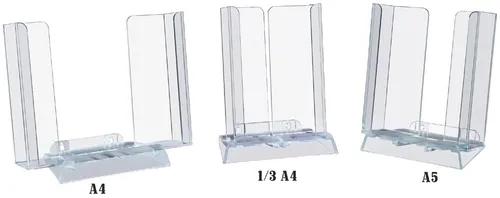 EUROPEL Tisch-Prospekthalter verstellbar 1 Fach glasklar von Europel