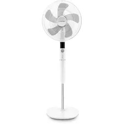 TROTEC Standventilator TVE 26 S – 30 Watt, oszillierend mit Fernbedienung - Ventilatoren mit 5 Betriebsmodi und 26 Ventilationsstufen für optimale Erfrischung, höhenverstellbar und mit LED-Display für einfachen Komfort.