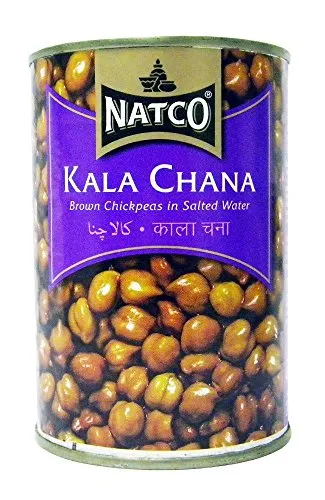 Natco - schwarze Kichererbsen - 400g x 2 Doppelpack