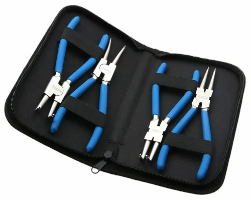 Seegeringzangen Sprengringzangen 175 mm Sicherungsringe Zange  Satz  im Etui SWV