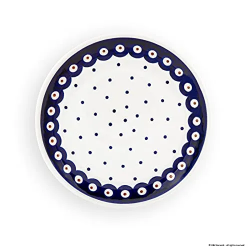 Bunzlauer Keramik Dessertteller flach Ø16,0 cm, Dekor 28 von Bunzlauer Keramik