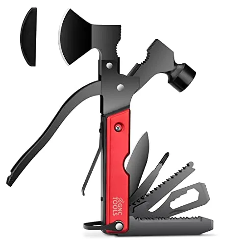 GNCTools 15-in-1 Multifunktionswerkzeug - Faltzange, Messer, Schraubendreher, Flaschenöffner - Edelstahl, Ideal für Wandern, Jagd, Camping