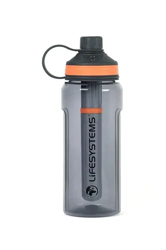 Produktbild Lifesystems Wasserfilter-Reinigungsflasche für Reisen und den täglichen Gebrauch entfernt Viren, Bakterien, Chemikalien und Mikroplastik, 1 Liter