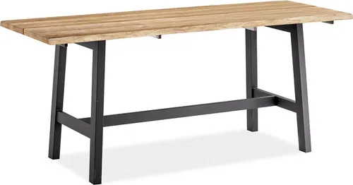 Niehoff Tavo Tresentisch HPL 220cm - Gartentisch aus robustem HPL, ideal für Gartenpartys und Outdoor-Events, in elegantem Grau.