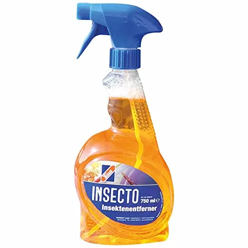TECHNOLIT Insektenentferner Insecto, Insektenreiniger für Lack, Kunststoff, Glas, Chrom-Oberflächen, Inhalt:0.75 Liter