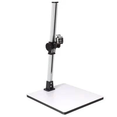 B.I.G. 428931 MRS-1 Reproständer schwarz/Silber - Foto- & Video-Zubehör mit stufenloser Höhenverstellung und Schnellwechselplatte für einfache Kameramontage, ideal für professionelle Aufnahmen.
