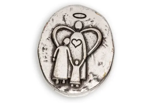 Paletti Charm Engel Schützengel-Münze Text 'Engel der beschütz und geborgen