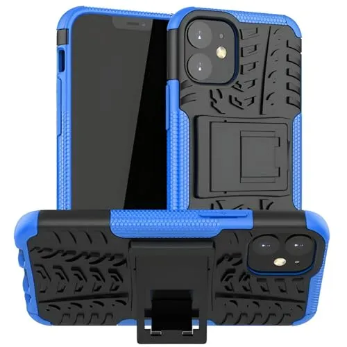 betterfon Oudoor Hülle Kompatibel mit Apple iPhone 12 Mini | Case Panzer Hülle Cover Schutzhülle Etui Bumper | Blau