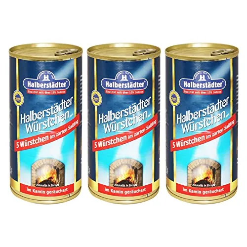 Halberstädter Kaminrauch Würstchen 3er Pack von Halberstädter