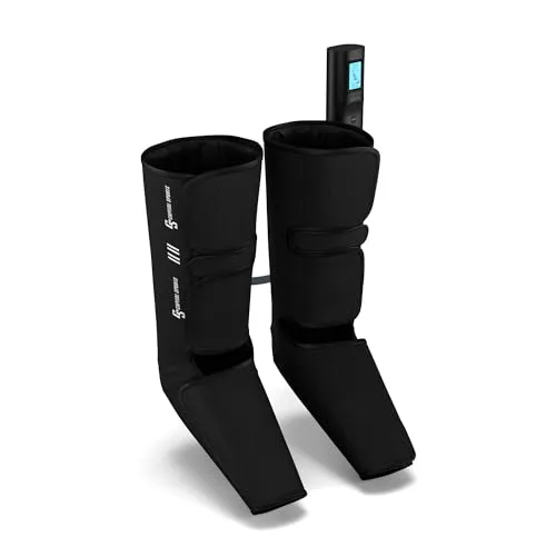 CAPITAL SPORTS ReCrest Beinmassagegerät - Elektrische Fußmassageräte mit 5 Massagemodi, 3 Intensitäten und 3 Druckkammern für gezielte Muskelentlastung – ideal für entspannende Waden- und Fußmassagen.