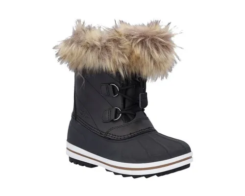 CMP Anthilian Snow Boot WP - Kinder Winterstiefel, Größe 31 (US 13), schwarz - Wanderschuhe für Kinder mit wasserdichter Membran und warmem Kunstfellfutter, ideal für kalte Tage und schneebedeckte Abenteuer.