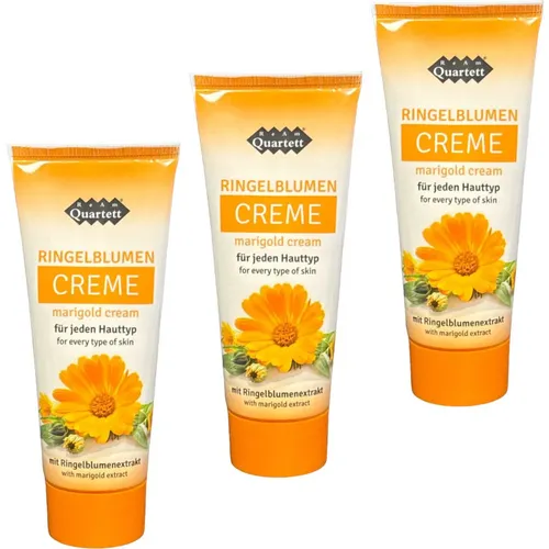 3x75 ml ReAm Quartett Ringelblumen Creme Hautcreme intensive Feuchtigkeitspflege
