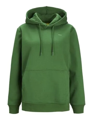 Jack & Jones Damen Jxabbie RLX Every Hood SWT Noos Kapuzenpullover, Formal Garden/Print:medium Green Jjxx Logo, M EU
