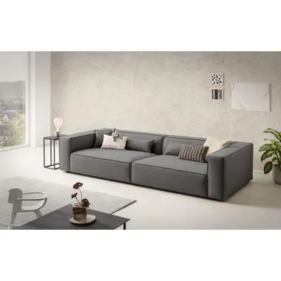 LeGer Home by Lena Gercke 3-Sitzer PIARA XXL Sofa mit Kedernaht