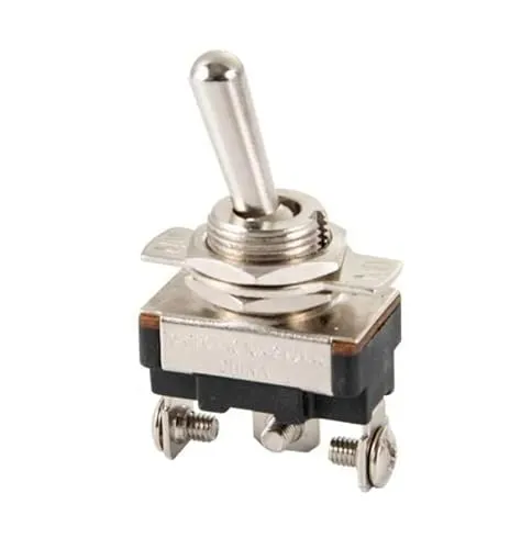 KFZ Kippschalter SPST 3 Pin Ein/Aus/Ein Schalter DC 12V 24V AC 10A 250V 15A 125V Metallschalter für KFZ, Boot, etc ASW-23-103A