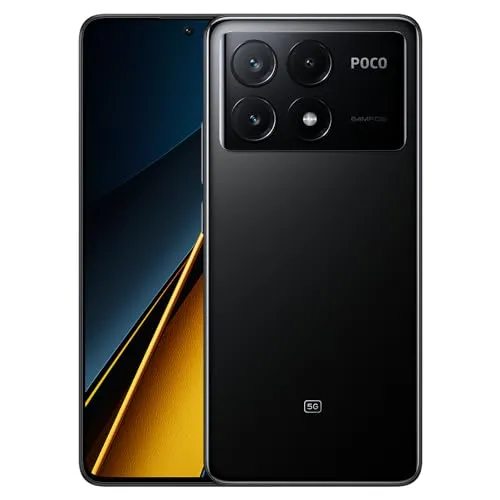 Xiaomi Poco X6 Pro Smartphone 8+256GB 4nm Processor 64MP Triple Camera (Black)