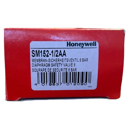 Honeywell Sicherheitsventil 6BAR SM152 Messing AA, 1/2″ von Honeywell