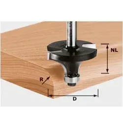 Festool Abrundfräser HW S8 D22,7/R5 KL - 491012 - Hochwertiger Abrundfräser für präzise Kantenbearbeitung, ideal für Tischler und Schreiner in der Kategorie Abrundfräser HW von Festool.