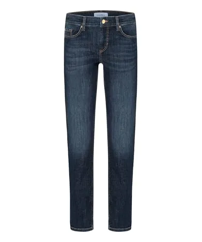 Cambio 5-Pocket-Jeans blau 36/32 - Stoffhosen in dark used wash, 93% Baumwolle für hohen Tragekomfort und eine perfekte Passform, ideal für lässige Outfits.
