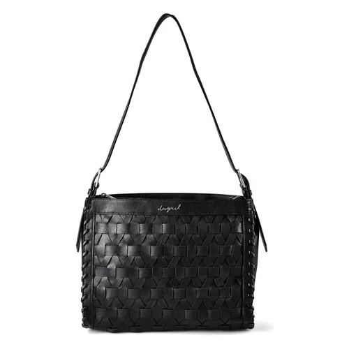 Desigual Argon Schultertasche 42 cm schwarz - Stilvoll und Praktisch - Die Desigual Argon Schultertasche 42 cm in Schwarz vereint modernes Design mit praktischer Funktionalität. Ideal für den Alltag, bietet sie ausreichend Platz für Ihre Essentials.