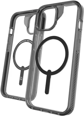 ZAGG Santa Cruz Snap Black für iPhone 13/14/15/16e - Hintere Abdeckung für Mobiltelefone, stylisches Design in Schwarz, schützt Ihr iPhone zuverlässig und passt perfekt zu den neuesten Modellen.