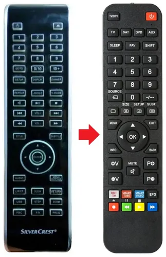 Fernbedienung passend für SILVERCREST KH6525