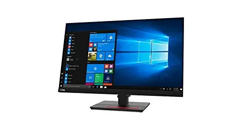 Lenovo ThinkVision T27q-20 - 27 Zoll Quad HD Monitor, 2560 x 1440 Pixel, 99% sRGB-Farbskala und ergonomisches Design