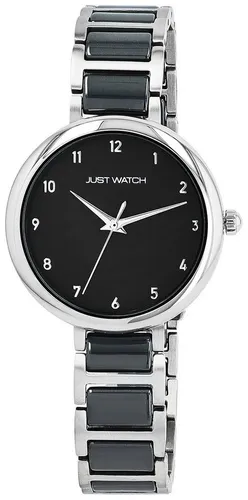 JUST WATCH Quarzuhr JW10252 Mit Edelstahl-Keramikband, D 33 mm, 5 ATM, versch. Farben
