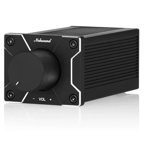 Nobsound High Precision Passive Preamp Volume Controller VOL Control HiFi-Vorverstärker ALPS (RCA&HiFi Version, Black)