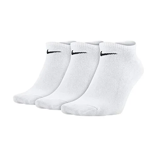 Nike Unisex-Erwachsene Socken 3 Paar Value No Show, Weiß, XL (46-50), SX2554-101
