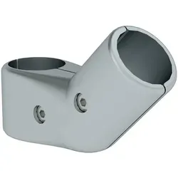 Munk Rohrverbinder Geländerverbinder 45° - Universeller Geländerverbinder für stabile Konstruktionen; einfache Montage und formschönes Design, ideal für Innenanwendungen.