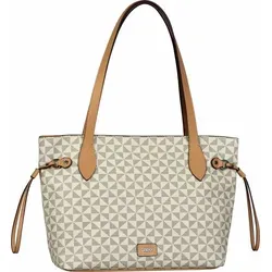 Gabor bags Barina Damen Shopper Umhängetasche Groß Weiß von Gabor