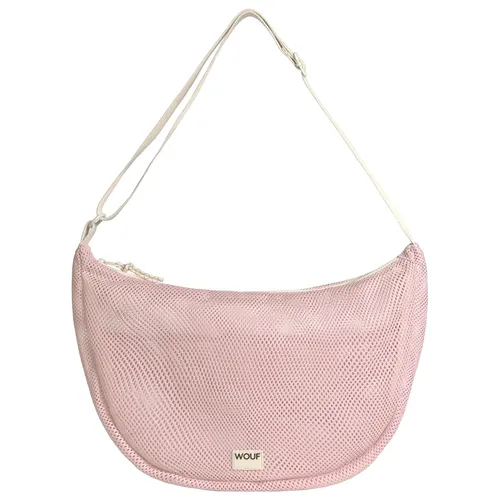 WOUF Umhängetasche Downtown Large Crossbody Bag in Blush - Stylische Umhängetasche mit Reißverschluss, 2 Innensteckfächern und verstellbarem Schulterriemen. Hergestellt aus recycelten Materialien, ideal für umweltbewusste Mode.