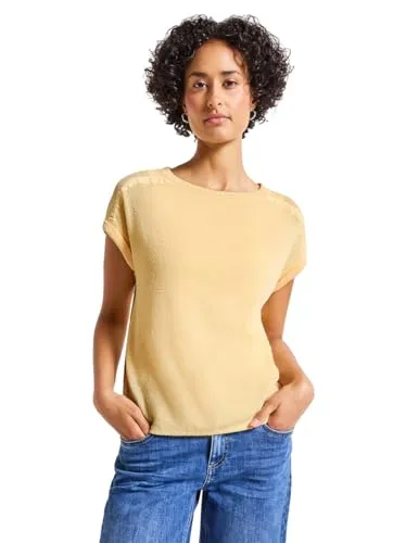 STREET ONE Damen Strick-Look T-Shirt 3227291 von Street One