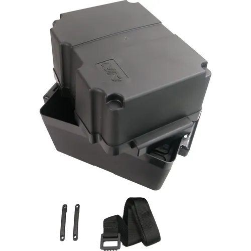 Batteriekasten klein 80Ah Batteriebox Batterie Halter Halterung Aufbewahrungsbox