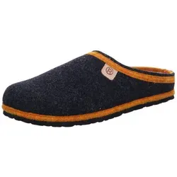 Rohde Herren Pantoffel Filz Hausschuh Meran 6910, Größe 44, Schwarz - Herren-Hausschuhe aus weichem Softfilz mit leicht gepolsterter Innensohle für optimalen Komfort und flexibler Laufsohle für angenehmes Gehen.