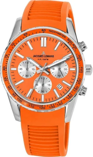 Jacques Lemans Chronograph Liverpool 1-2059F in orange von Jacques Lemans