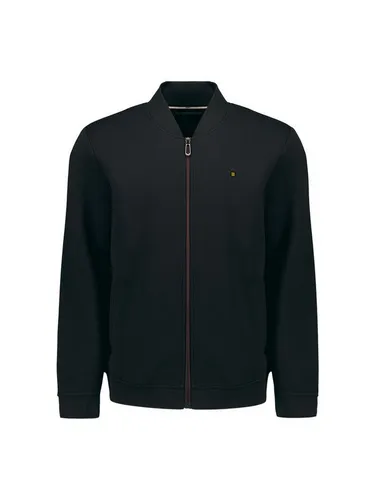 NO EXCESS Sweatjacke - Lässige Unifarbe mit Stehkragen in Schwarz - Funktionsjacken aus 76% Baumwolle, modern im Stil und ideal für lässige Outfits. Perfekt für Freizeit und Sport.