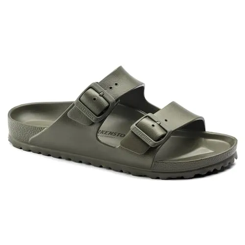 Birkenstock Arizona EVA Sandalen 36 Narrow - Oliv - Leichte und bequeme Sandalen aus EVA-Material in Oliv, ideal für Reisen. Größe 36 Narrow bietet perfekten Sitz für den ganzen Tag.