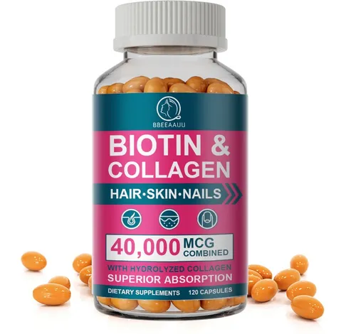 Vitamineule Biotin Kapseln - 10.000 µg Biotin für gesunde Haut, Haare und Nägel - Vitamine - Hochdosierte Biotin Kapseln ohne künstliche Zusätze, unterstützen die Erhaltung normaler Haut, Haare und Nägel. Made in Germany, geprüfte Qualität.