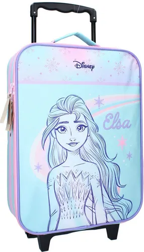 Frozen Eiskönigin ELSA Trolley Koffer 12 L - Kindergepäck mit einem bezaubernden Design, ideal für kleine Fans der Eiskönigin und perfekt als Handgepäck für Reisen.
