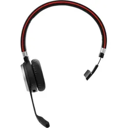 Jabra Evolve 65 SE MS Mono Headset schwarz - kabelloses Bürokopfhörer mit hervorragendem Klang, bis zu 30 m Reichweite und ideal für Multitasking im Büro