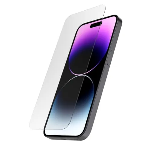Hama Handy Schutzglas iPhone 14 Pro - Ultraklares 9H Displayschutzglas, kratzfest und mit einfacher Montagehilfe für perfekten Vollschutz