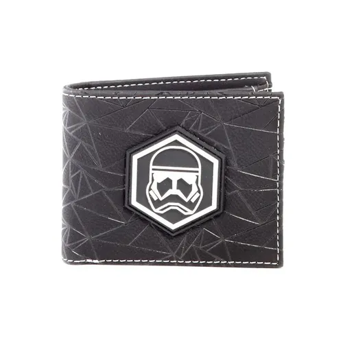 Difuzed Star Wars – Episode IX Bifold Wallet – Sith Trooper - Offiziell lizenzierte Star Wars Geldbörse in Schwarz, mit hochwertigem Sith Trooper Badge-Motiv, Kartenfächern und Münzfach – perfekt für Fans!